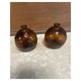 2 anchor hocking amber bulbs
