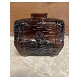 Amber treasure chest bank