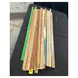 Lot of yardsticks