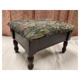 Small footstool or sewing box