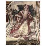 Santa throw blanket