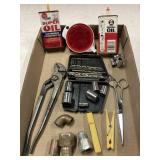 Tools and household oil