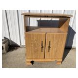Swivel top tv: microwave cabinet