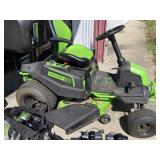 Green works pro battery mower and accessories