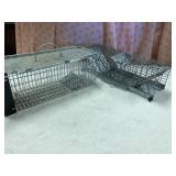 2 small rodent live traps