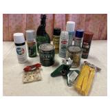 Miscellaneous paint and garage items
