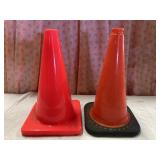2 traffic cones