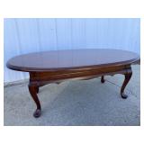 Oval coffee table