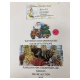 $25 gift certificate Whiteman Cook Greenhouses