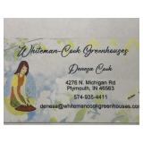 $25 gift certificate Whiteman Cook Greenhouses