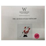 One 18 holes of golf w/cart at Woodbury Golf