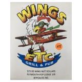 $25 Wing Nut dollars at Wings Etc
