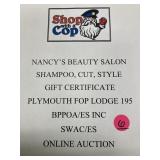 Shampoo, cut, style at Nancyï¿½s Beauty Salon