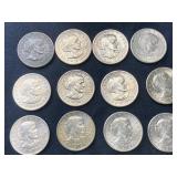 11 Susan B Anthony dollars