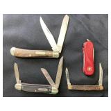 4 pocket knives