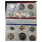 1981. uncirculated U.S. mint set