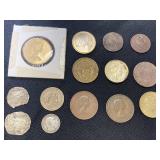 14 foreign coins