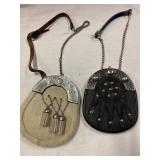 Two Scottish sporran