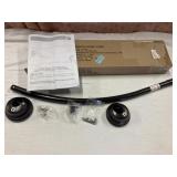 Pallet return duel mount curved rod