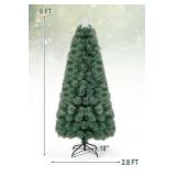 6ï¿½ pre lit Christmas tree