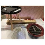 Pallet return Yard canopy, grill and