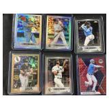 6 baseball cards