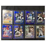 8 baseball cards
