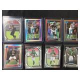 8 football cards