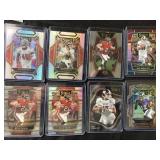 8 football cards