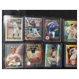 8 baseball cards