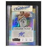 Scotty Pippen Jr. autograph card