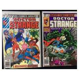 2 doctor strange comics 34 April, 35 June