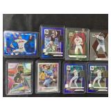 8 baseball cards