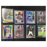 8 baseball cards