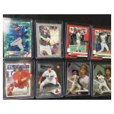 8 baseball cards