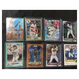 8 baseball cards