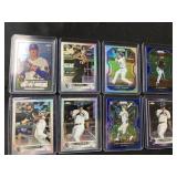 8 baseball cards