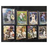 8 baseball cards