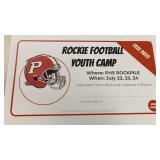 Rockie football youth camp