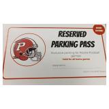 Reserved parking pass