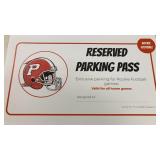 Reserved parking pass