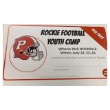 Rockie football youth camp
