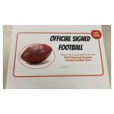 Official signed football