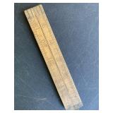 Vintage carpenters ruler