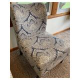 Blue/ white chair