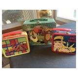 Three lunchboxes