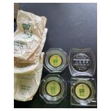 Four Holliday inn ash trays