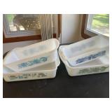 Glass baking pans