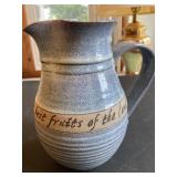 Pottery pitcher
