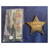 Roy Rogers Knife and badge